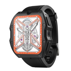 Model X 1.99 inch IP68 Waterproof Android 9.0 4G Dual Cameras Matte Smart Watch, 2GB+16GB, 4GB+128GB