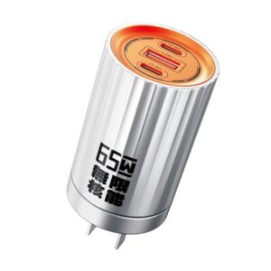 WK WP-U01 Mecha Series Energy Bar 65W Gallium Nitride Dual USB-C / Type-C + USB Charger, CN Plug
