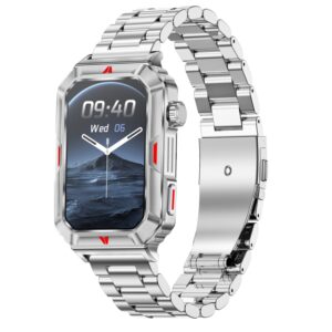 CF26 1.57inch BT5.2 Smart Bracelet Support Sleep Detection, Steel Strap