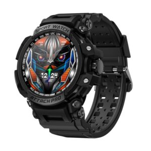 LOKMAT ATTACK Pro 1.32 inch BT5.1 Smart Sport Watch, Support Bluetooth Call / Sleep / Blood Oxygen / Heart Rate / Blood Pressure Health Monitor