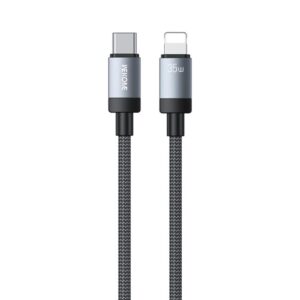 WK WDC-99 Kingkong Ruike Series 35W USB-C / Type-C to 8 Pin Braided Charging Data Cable, Length: 1m, Type-C to 8 Pin