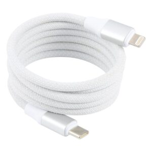 ZGA CB12 27W Type-C to 8 Pin Aluminum Alloy Magnetic Data Cable, Length: 1m, CB12
