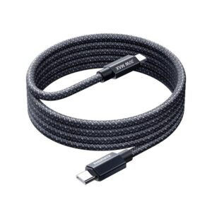 REMAX CB01 PD30W Type-C to 8 Pin Aluminum Alloy Braided Fast Charging Data Cable with LED Light, Length: 1.2m, Type-C to 8 Pin