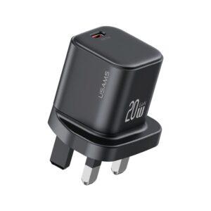 USAMS CC274 20W GaN USB-C / Type-C Port Mini Fast Charger, UK Plug