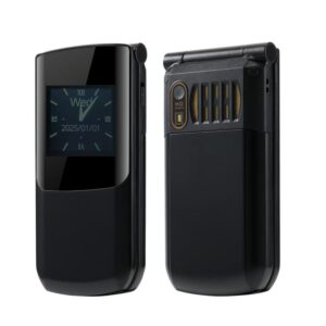 S7 4G Flip Keypad Phone, 2.4 inch + 1.44 inch, 4800mAh Battery, LED Flashlight, SOS, Network: 4G, Dual SIM