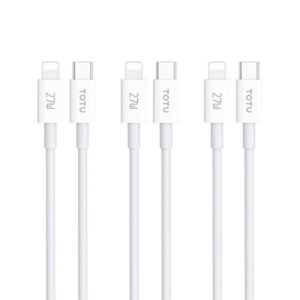 TOTU GTZB01-PD Series 27W Type-C to 8 Pin Data Cable Set, Length: 0.5m + 1m + 2m