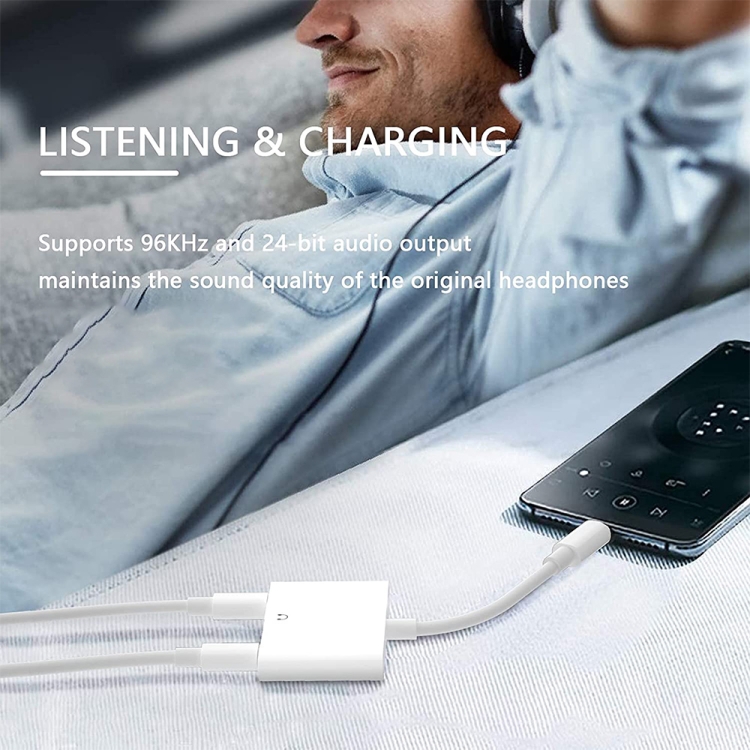 8 Pin Male to Dual 8 Pin Female & 3.5mm Female Audio Adapter - Image 6