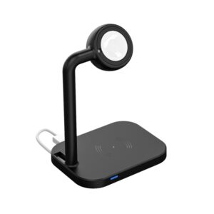 adj-984 2 in 1 Electromagnetic Induction Wireless Charger for Mobile Phones & Apple Watches & AirPods