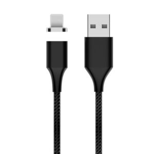 M11 5A USB to 8 Pin Nylon Braided Magnetic Data Cable, Cable Length: 1m, 8 Pin