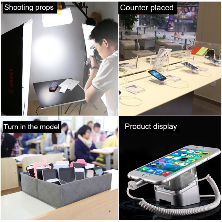 S15 Anti-theft Alarm Stand Security System Touch Burglar Alarm / Anti-theft Alarm Display Holder for iPhone & iPod & iPad with 8 Pin Port - Image 9