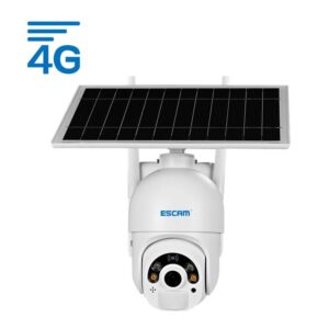 ESCAM QF450 HD 1080P 4G EU Version Solar Powered IP Camera with 16G Memory, Support Two-way Audio & PIR Motion Detection & Night Vision & TF Card