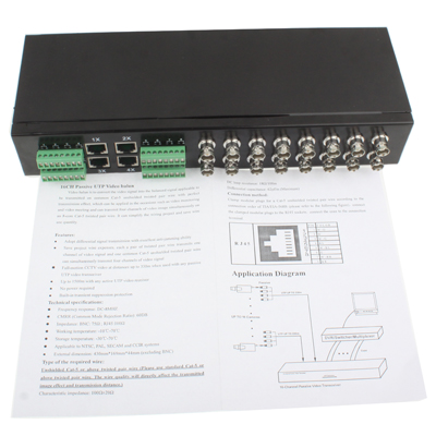 16CH Passive UTP Video Transceiver Rack Mount Style for CCTV - Image 5