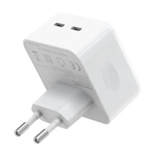 NORTHJO NOGAN3502 GaN PD PPS 35W Dual USB-C / Type-CWall Fast Charger, EU Plug, UK Plug