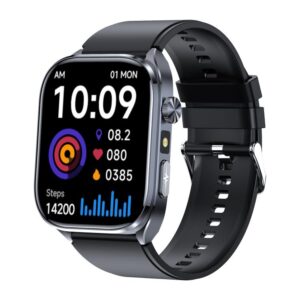 ET572 2.0 inch Color Screen Smart Watch Silicone Strap, Support Supports Health Monitoring / ECG