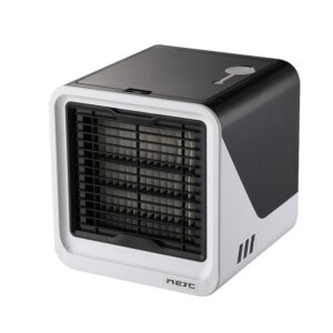 MG -191 Mini Air Cooler Home Dormitory Office Air Conditioning Fan Portable Small Desktop USB Fan, Classic Black, Sky Blue