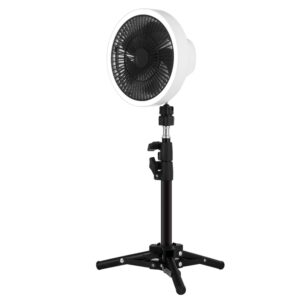 ZK-01 7 Inch Outdoor Camping LED Light Tripod Fan Portable Multifunctional Power Bank Hanging Fan