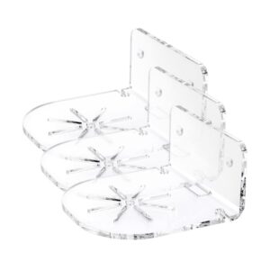 3pcs / Set Acrylic Wall Mount Bracket For Baby Monitor / Safety Camera / Speaker, YX135