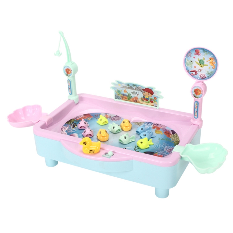 3 Sets Children Fishing Toy Electric Fishing Educational Toys, Color Random Delivery