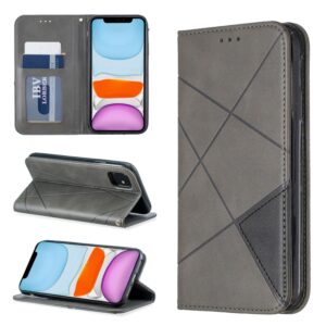 Rhombus Texture Horizontal Flip Magnetic Leather Case with Holder & Card Slots & Wallet, For iPhone 11 Pro, For iPhone 11 Pro Max, For iPhone 11, For iPhone XS / X, For iPhone XS Max, For iPhone XR, For iPhone 8 Plus & 7 Plus, For iPhone SE 2020 & 8 & ...