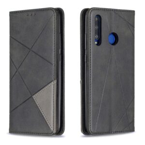 Rhombus Texture Horizontal Flip Magnetic Leather Case with Holder & Card Slots & Wallet, For Huawei P Smart Z / Y9 Prime (2019), For Huawei P Smart 2019 / Honor 10 Lite, For Huawei P Smart+ 2019 / Honor 10i (Honor 20 lite), For Huawei P Smart (Enjoy 7S...