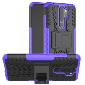 Tire Texture Shockproof TPU+PC Protective Case with Holder, For OPPO Realme 5 Pro, For OPPO Realme 5, For OPPO Realme X, For OPPO Realme 3, For OPPO Realme C2, For OPPO Reno2, For OPPO Realme 3 Pro, For Xiaomi Redmi Note 8 Pro, For Xiaomi Redmi Note 8...