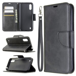 Retro Lambskin Texture Pure Color Horizontal Flip PU Leather Case with Holder & Card Slots & Wallet & Lanyard, For Huawei P40, For Huawei P40 Pro, For Galaxy A01, For Galaxy A21, For Xiaomi Redmi K30