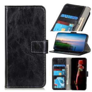 Retro Crazy Horse Texture Horizontal Flip Leather Case with Holder & Card Slots & Photo Frame & Wallet, For Nokia 1.3, For OnePlus 8 Pro, For Google Pixel 4a, For Alcatel 1B 2020, For Galaxy XCover Pro, For ZTE Blade A3 2020