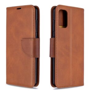 Retro Lambskin Texture Pure Color Horizontal Flip PU Leather Case with Holder & Card Slots & Wallet & Lanyard, For Nokia 2.3, For Galaxy A41, For Galaxy A70e