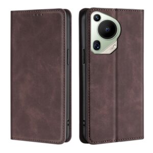 Skin Feel Magnetic Leather Phone Case, For Huawei Pura 70 Ultra, For Huawei nova 12i 4G, For Huawei Pura 70, For Huawei nova 12 5G, For Huawei Mate 60 Pro / Pro+, For Huawei Mate 60, For Huawei Enjoy 60 Pro / nova 11i, For Huawi Enjoy 60X...