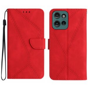 Stitching Embossed Leather Phone Case, For Motorola Moto G Play 2025, For Motorola Moto G75 5G, For Motorola Moto G35 5G, For Motorola Moto G55 5G, For Motorola Moto G45 5G, For Motorola Edge 50 5G, For Motorola Edge 50 Neo, For Motorola Moto E14