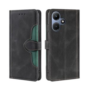 Skin Feel Magnetic Buckle Leather Phone Case, For Infinix Hot 30i 4G, For Infinix Hot 30 4G