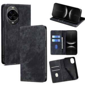 RFID Anti-theft Brush Magnetic Leather Phone Case, For Huawei nova 14 5G, For Huawei Pura 70 Pro / Pro+, For Huawei Pura 70 Ultra, For Huawei nova 12i 4G, For Huawei Pura 70, For Huawei nova 12 5G, For Huawei Mate 60 Pro / Pro+, For Huawei Mate 60...
