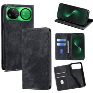 RFID Anti-theft Brush Magnetic Leather Phone Case, For Huawei nova 15 Ultra, For Huawei nova 15 Pro, For Huawei nova 15, For Huawei Mate 80 Pro Max 5G, For Huawei Mate 80 5G, For Huawei Maimang 40 5G, For Huawei Pura 80 5G, For Huawei nova 14 Ultra 5G...