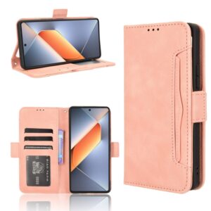 Skin Feel Calf Texture Card Slots Leather Phone Case, For Tecno Pova 6 4G, For Tecno Camon 30 Pro 5G, For Tecno Camon 30 5G / 4G, For Tecno Pova 6 Pro 5G, For Tecno Spark 20 Pro+ 4G KJ7, For Tecno Spark 20 Pro 4G KJ6, For Tecno Spark Go 2024 / Spark 20...