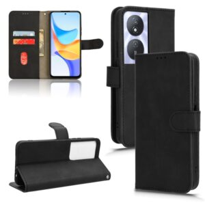 Skin Feel Magnetic Flip Leather Phone Case, For Honor Play 50 Plus, For Honor 90 Pro