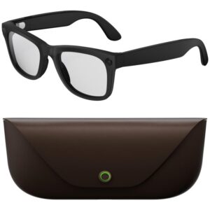 HD5 Ultra Double Lenses Smart AI Translation Glasses with 8MP HD Camera, Video Recording, WiFi Transmission, Al Smart Voice Assistant
