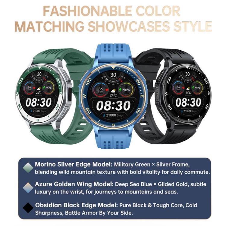 S99 1.43 inch GPS Sports Smart Watch, Support Bluetooth Call / Heart Rate / Blood Oxygen / Sleep Monitoring - Image 6