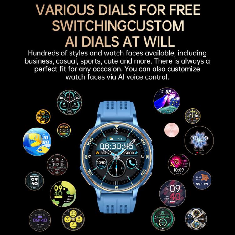S99 1.43 inch GPS Sports Smart Watch, Support Bluetooth Call / Heart Rate / Blood Oxygen / Sleep Monitoring - Image 13