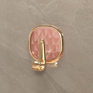 4pcs No Drill Light Luxury Plastic Adhesive Hooks Traceless Heavy-Duty Clothes Hook, 4PCS