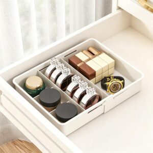 Retractable Drawer Storage Box, 3 in 1 24-29x22x5.5cm, 3 in 1 30-37x22x5.5cm