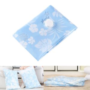 Space Saving Orchids Pattern Vacuum Storage Bag, Thinken Quilts Clothing Vacuum Seal Storage Bag, Size: 80*100 cm