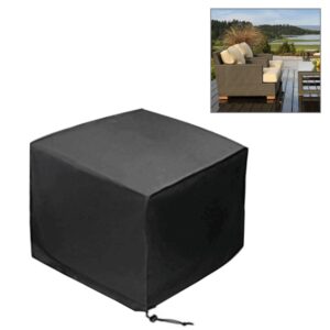 Outdoor Anti-UV Waterproof Dust-proof 210D Oxford Cloth Folding Table Chairs Protective Bag Furniture Set Cover, Size: 135x135x75cm, Size: 135x135x75cm