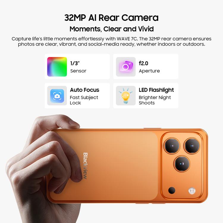 Blackview WAVE 7C, 4GB+64GB, 6.56 inch Android 16 Unisoc UMS312 Tiger T310 Quad Core, Network: 4G, OTG, 4GB+64GB - Image 14
