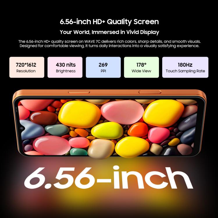 Blackview WAVE 7C, 4GB+64GB, 6.56 inch Android 16 Unisoc UMS312 Tiger T310 Quad Core, Network: 4G, OTG, 4GB+64GB - Image 11