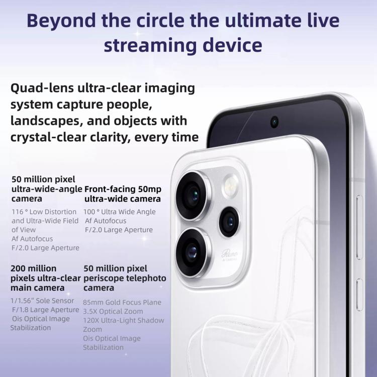 OPPO Reno15, 16GB+256GB, Screen Fingerprint, 6.32 inch ColorOS 16.0 MediaTek Dimensity 8450 Octa Core, NFC, OTG, Network: 5G, 16GB+256GB - Image 9