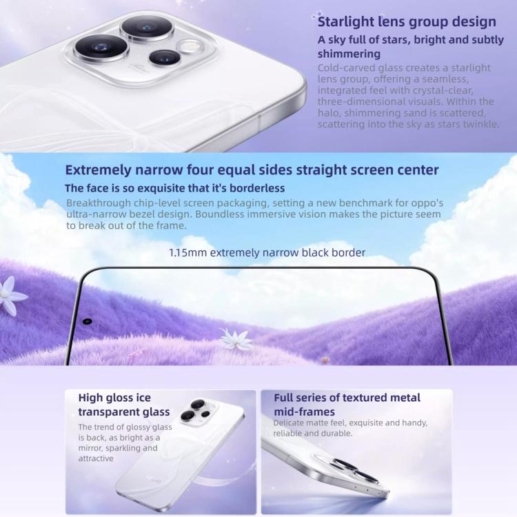 OPPO Reno15 Pro, 12GB+256GB, Screen Fingerprint, 6.78 inch ColorOS 16.0 MediaTek Dimensity 8450 Octa Core, NFC, OTG, Network: 5G, 12GB+256GB - Image 7