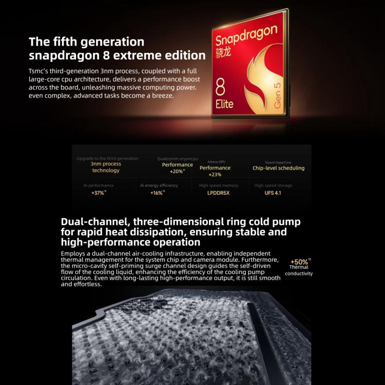 Xiaomi 17 Ultra, 12GB+256GB, 3D Ultrasonic Fingerprint, 6.9 inch Xiaomi HyperOS 3 Snapdragon 8 Elite Gen 5 Octa Core, NFC, Network: 5G, 12GB+512GB, 12GB+256GB - Image 16