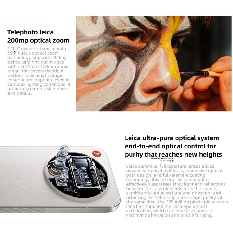 Xiaomi 17 Ultra By Leica, 16GB+1TB, 3D Ultrasonic Fingerprint, 6.9 inch Xiaomi HyperOS 3 Snapdragon 8 Elite Gen 5 Octa Core, NFC, Network: 5G, By Leica, 16GB+1TB - Image 13