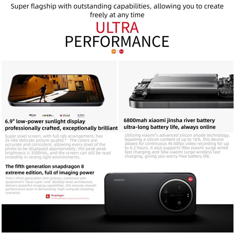 Xiaomi 17 Ultra By Leica, 16GB+1TB, 3D Ultrasonic Fingerprint, 6.9 inch Xiaomi HyperOS 3 Snapdragon 8 Elite Gen 5 Octa Core, NFC, Network: 5G, By Leica, 16GB+1TB - Image 18