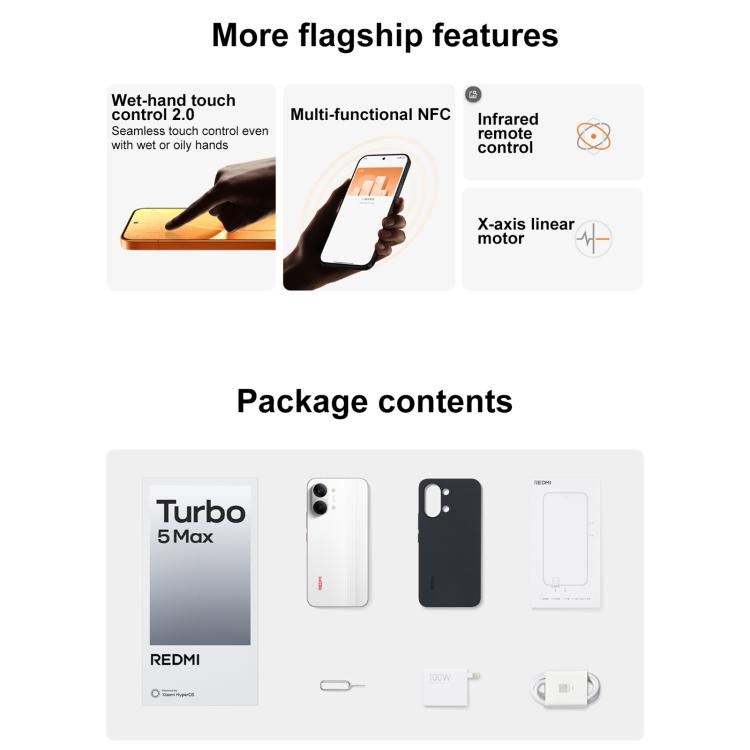 Xiaomi REDMI Turbo 5 Max, 16GB+1TB, 6.83 inch Xiaomi HyperOS 3 Dimensity 9500s Octa Core, NFC, Network: 5G, 16GB+1TB - Image 24